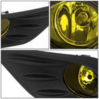 Front Fog Light Lamp Set for Nissan Altima (2016–2018) Amber Lens, Bezel, Switch