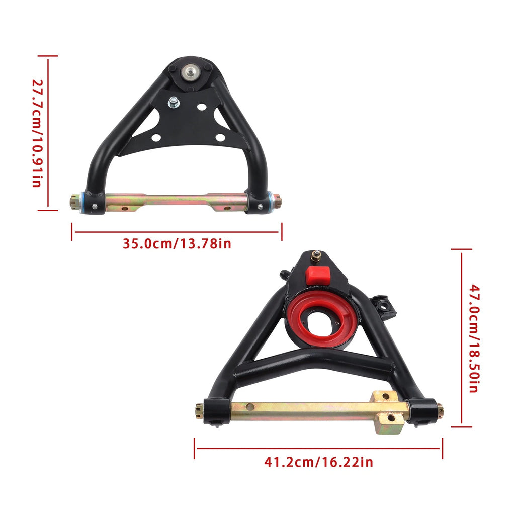 Set of 4 Control Arms 888129 for Chevrolet Biscayne (1958–1964)
