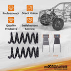 2" Front & 1-2" Rear Drop Kit Spring + Shackles for Chevy GMC C1500 (1988–1998)