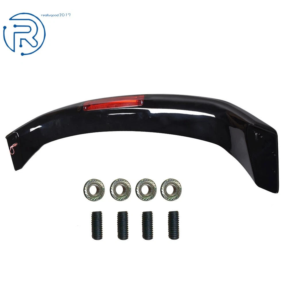 Glossy Black Trunk Spoiler Wing for Honda Civic 4DR (2013-2015) with LED