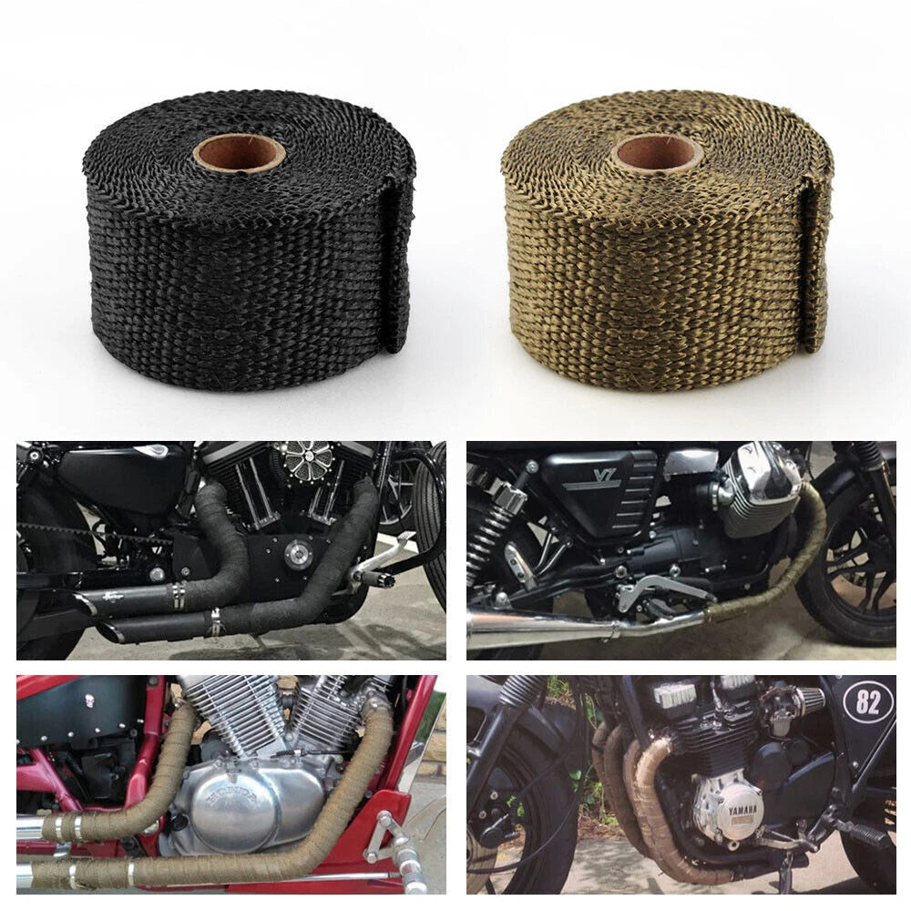 5M Black Thermal Tape for Automotive Heat Protection Insulation