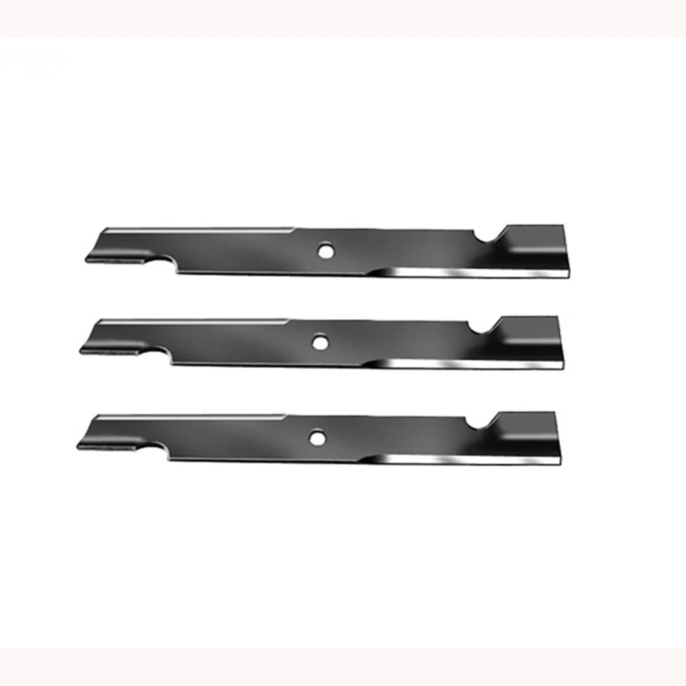 Set of 3 Notched High Lift Mower Blades for Exmark (Fits 103-6404)