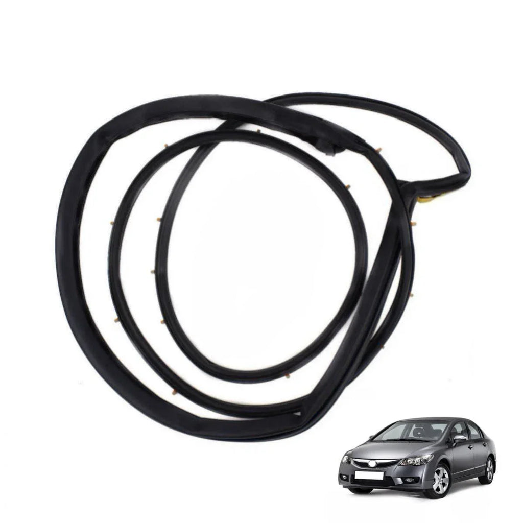 Door Rubber Seal Weatherstrip Front LH+RH Fits Honda Ciciv FD 4D Sedan 2006-11