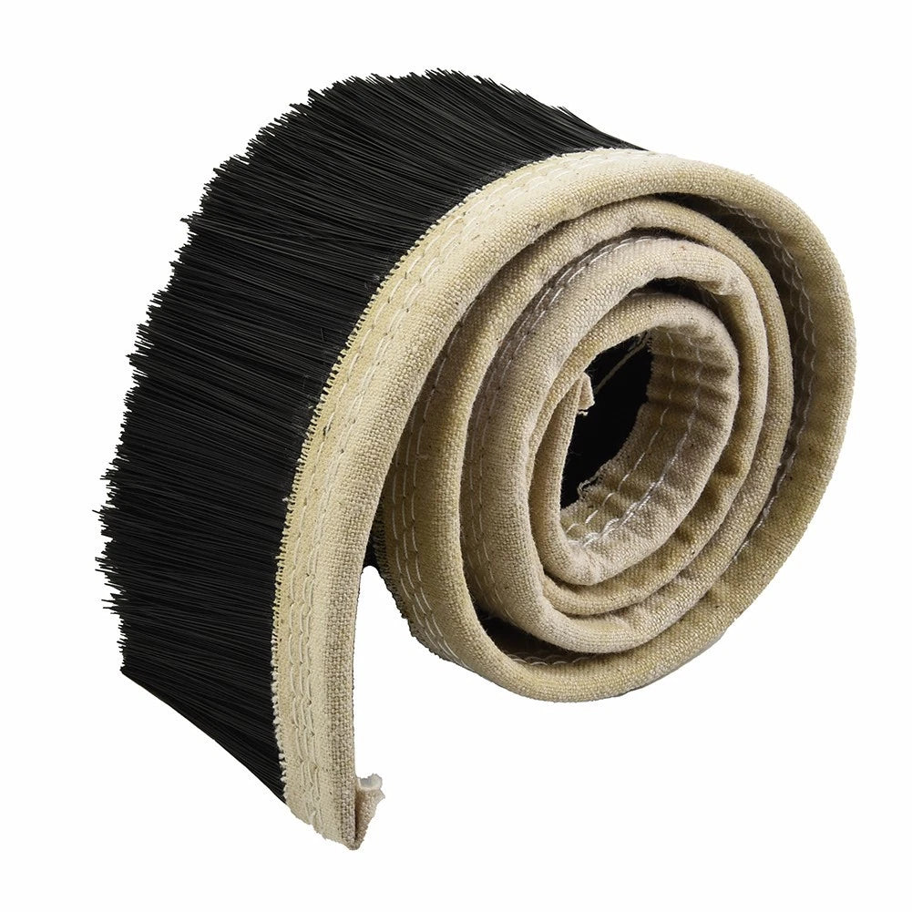 Dust Cover Brush for CNC Router (1M Length) Black Nylon