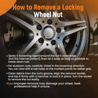 Wheel Lock Lug Nut Key Socket for Mercedes-Benz