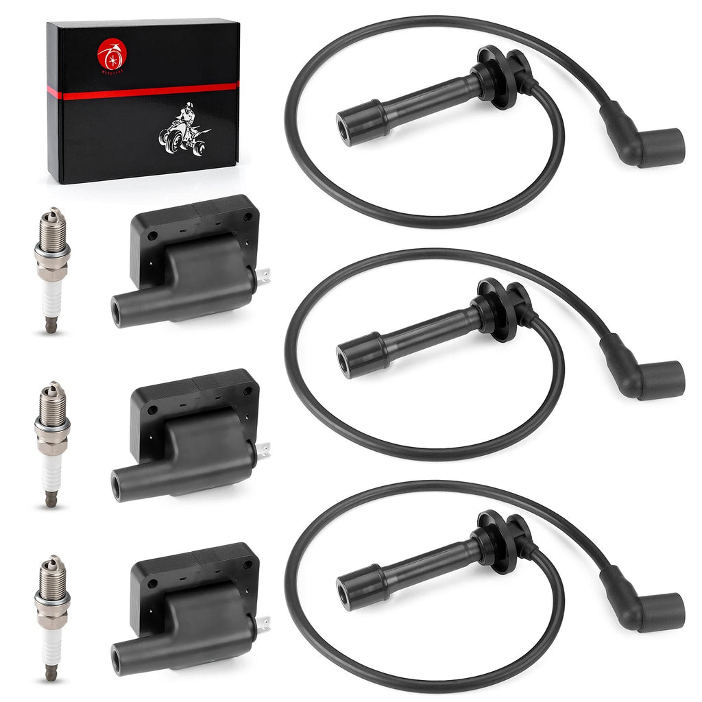Ignition Coil & Spark Plug Cap for Kawasaki Mule PROFX/PROFXR/PROFXT (2015–2023)