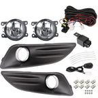 Fog Lights for Ford Fiesta (2014–2018) Clear Lens Assembly Lamp Pair