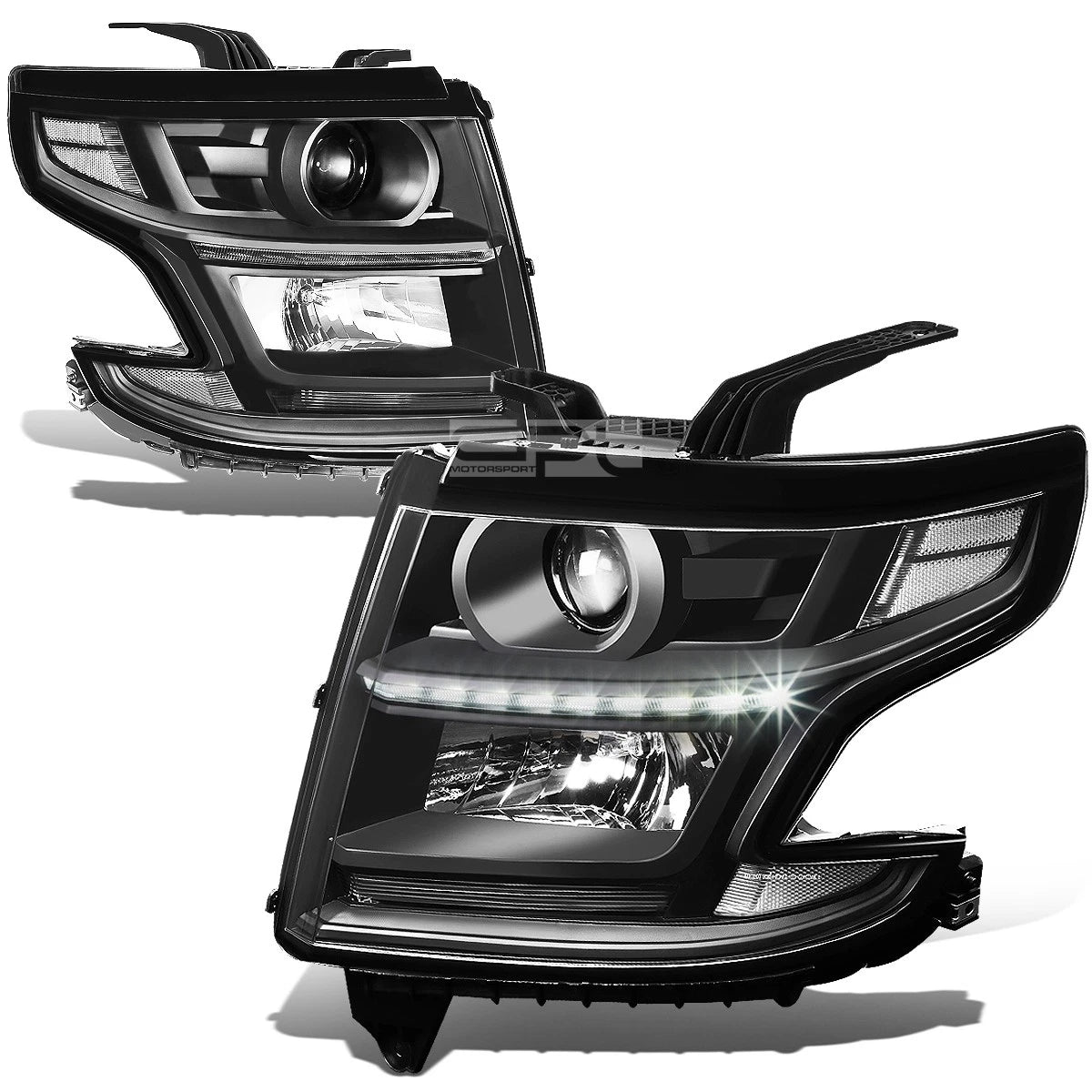 Projector Headlights w/LED DRL for Chevy Suburban/Tahoe (2015–2020)