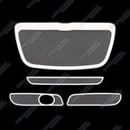 Stainless Steel Mesh Grill Combo for Chrysler 300/300C (2011-2012)