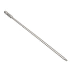Set of 4 Magnetic Screwdriver Bits for Professional Use (200mm Hex Shank)