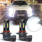 Super Bright White H10 9145 Projector Lens LED Bulbs for Fog Driving (2018–2024)