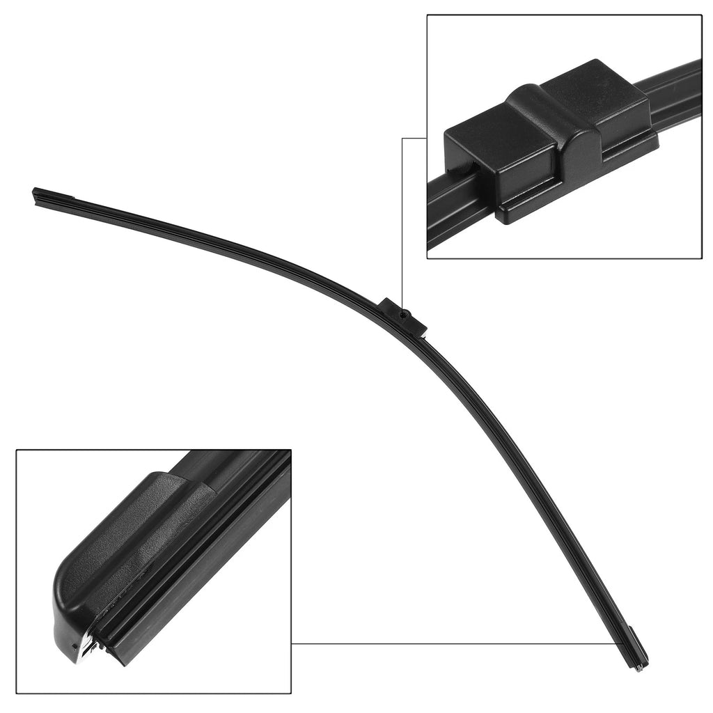 Set of 3 Wiper Blades for Ford Focus MK2 (2004–2011)