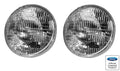 Sealed Beam Headlights Pair with Ford Logo for 7 Inch (2008–2010)