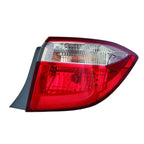 Replacement Passenger Side Outer Tail Light Assembly for 2014-16 Toyota Corolla
