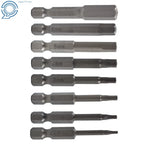 8 Piece Hex Head Allen Bit Set for Impact Driver Drill