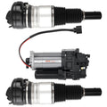 2X Air Suspension Shock + Air Compressor Pump for Audi Q7 SQ7 Q8 (2016–2022)