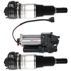 2X Air Suspension Shock + Air Compressor Pump for Audi Q7 SQ7 Q8 (2016–2022)