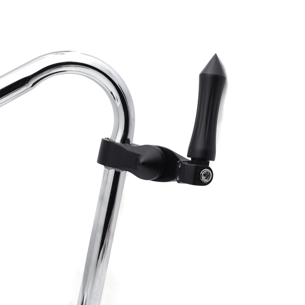 2X 2.5" Black Foot Pegs for Harley Sportster Dyna Touring