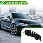 Dashboard Cover Mat for Audi Q3 (2019–2022) Sun Protector Pad Black Blue