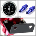 Adjustable Fuel Pressure Regulator 160 PSI with Liquid Gauge and Fitting