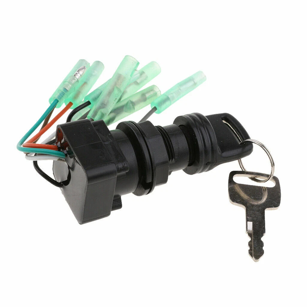 Ignition Key Switch Assembly for Suzuki Outboard (37110-92E01)