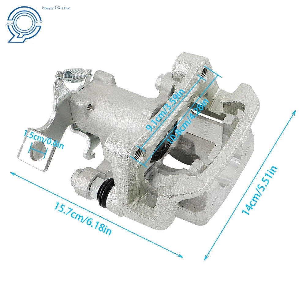 Set of 2 Rear Brake Calipers for Kia Soul (2014-2018)
