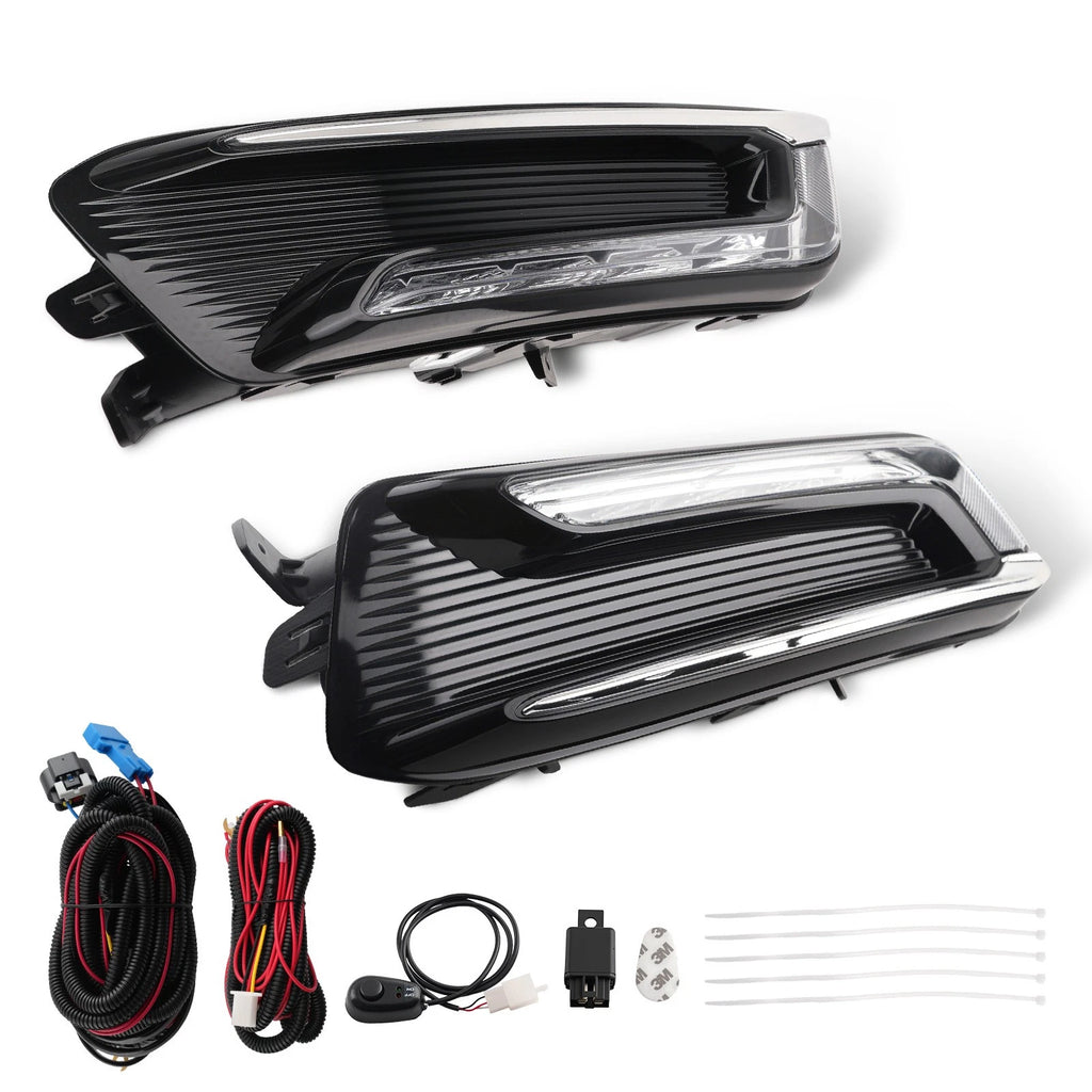 Fog Light for Chevy Impala (2014–2020) LED Clear Lens 22931247 22931248