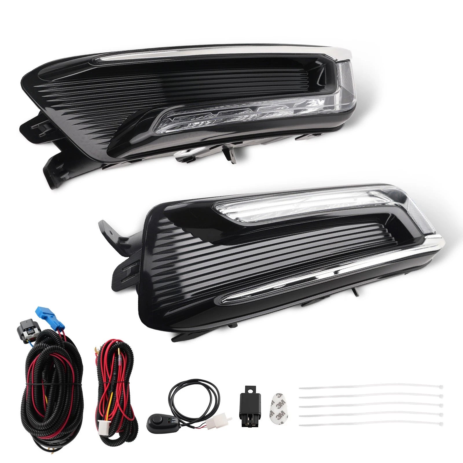 Fog Light for Chevy Impala (2014–2020) LED Clear Lens 22931247 22931248