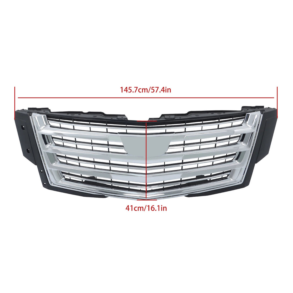 Chrome Front Upper Grille Molding for Cadillac Escalade (2015-2020)