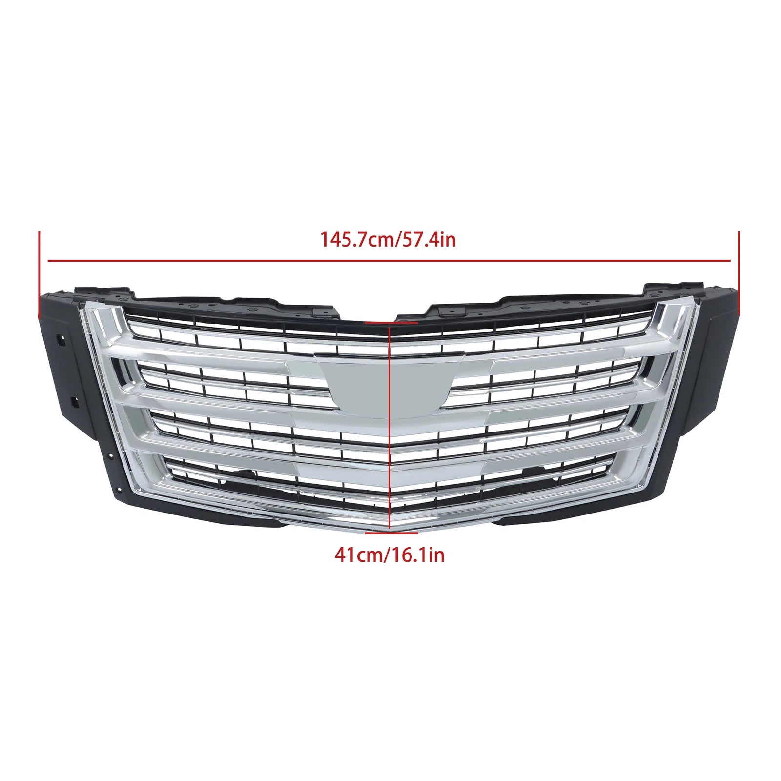 Chrome Front Upper Grille Molding for Cadillac Escalade (2015-2020)