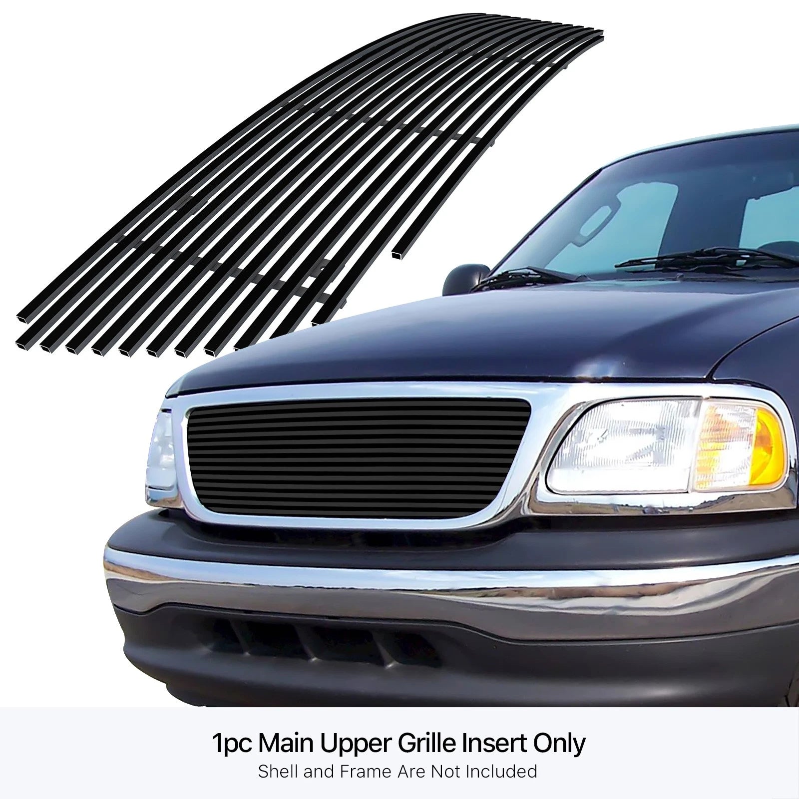 Honeycomb Black Billet Grille for Ford F150/Harley Davidson/Lightning (1999-2003)