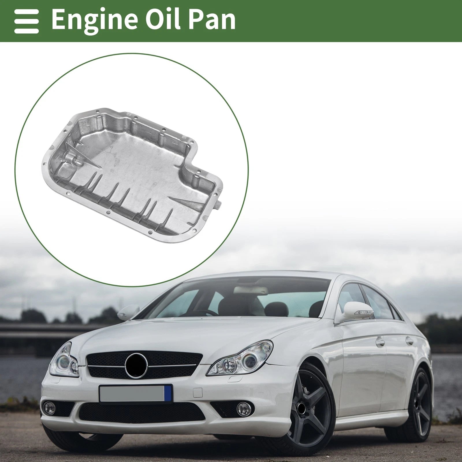 1 Pc Engine Oil Pan No.A1120100628 for Mercedes Benz CL55 (2000–2006)