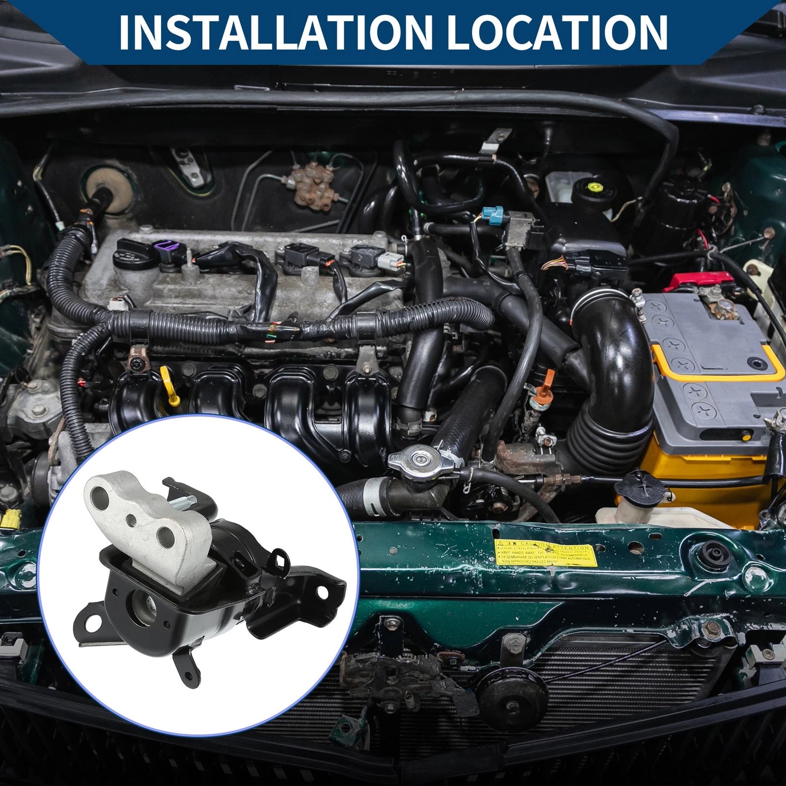 Engine Motor Mount Right for Toyota Corolla 1.8L (2009–2013)