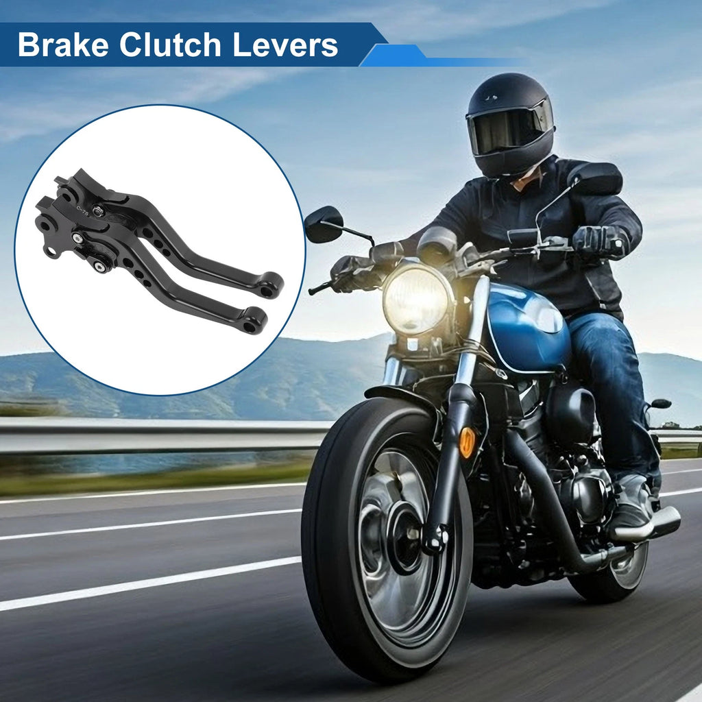 Adjustable Short Brake Clutch Levers for BMW R Nine T (2014–2016) - Black