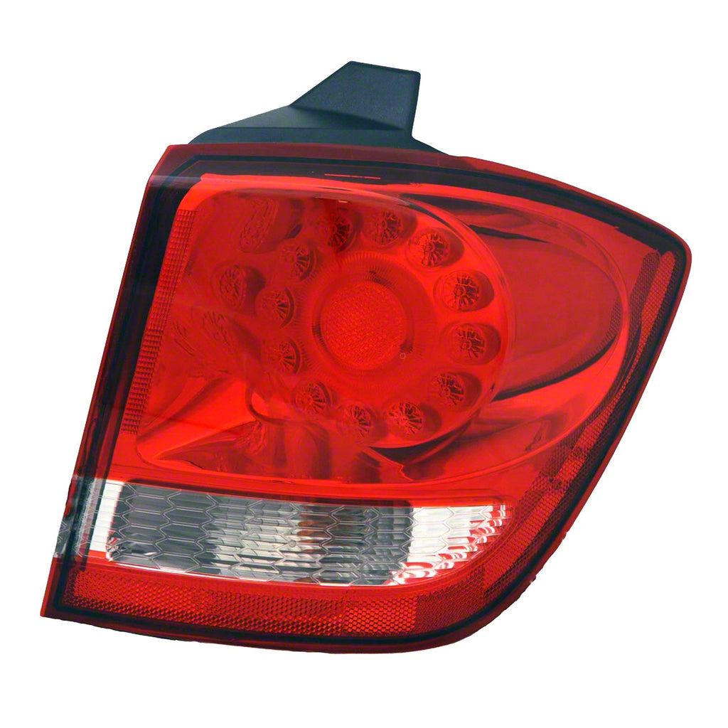 Replacement Passenger Side Outer LED Tail Light Assembly w/o Black Trim