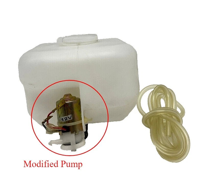 Windshield Washer Reservoir Tank w/ Pump & Hose for Nissan Datsun 720 (1980–1986)