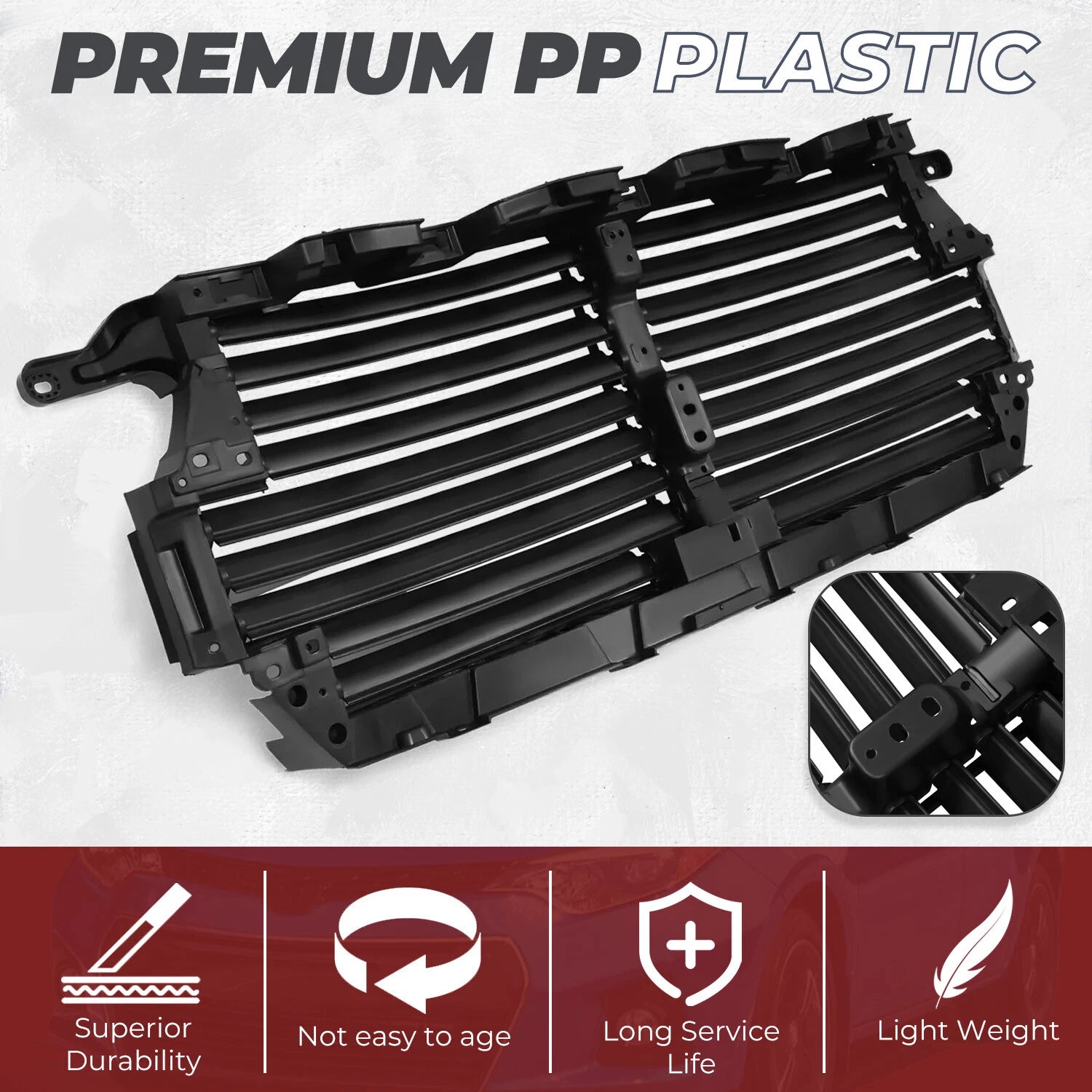 Upper Radiator Grille Air Shutter Control Assembly for Ford F150 (2018–2020)
