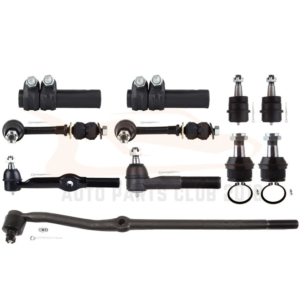Set of 11 Ball Joint Tie Rod End Sway Bar Link for Dodge Ram 1500 (1994–1997)