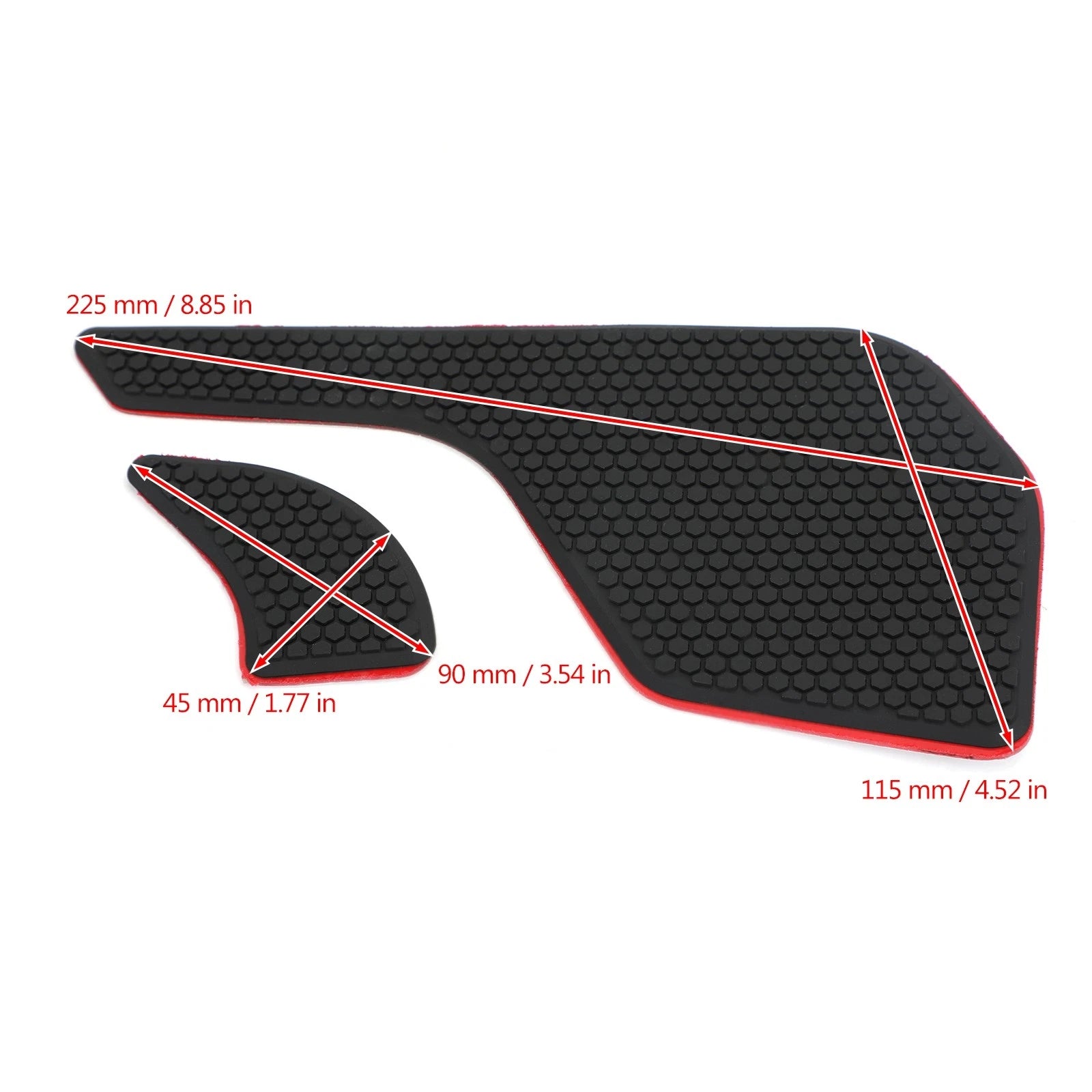 Tank Pads Traction Grips for Tiger 800 XR/XRX/XRT XCX/XCA/XC (2015–2019)