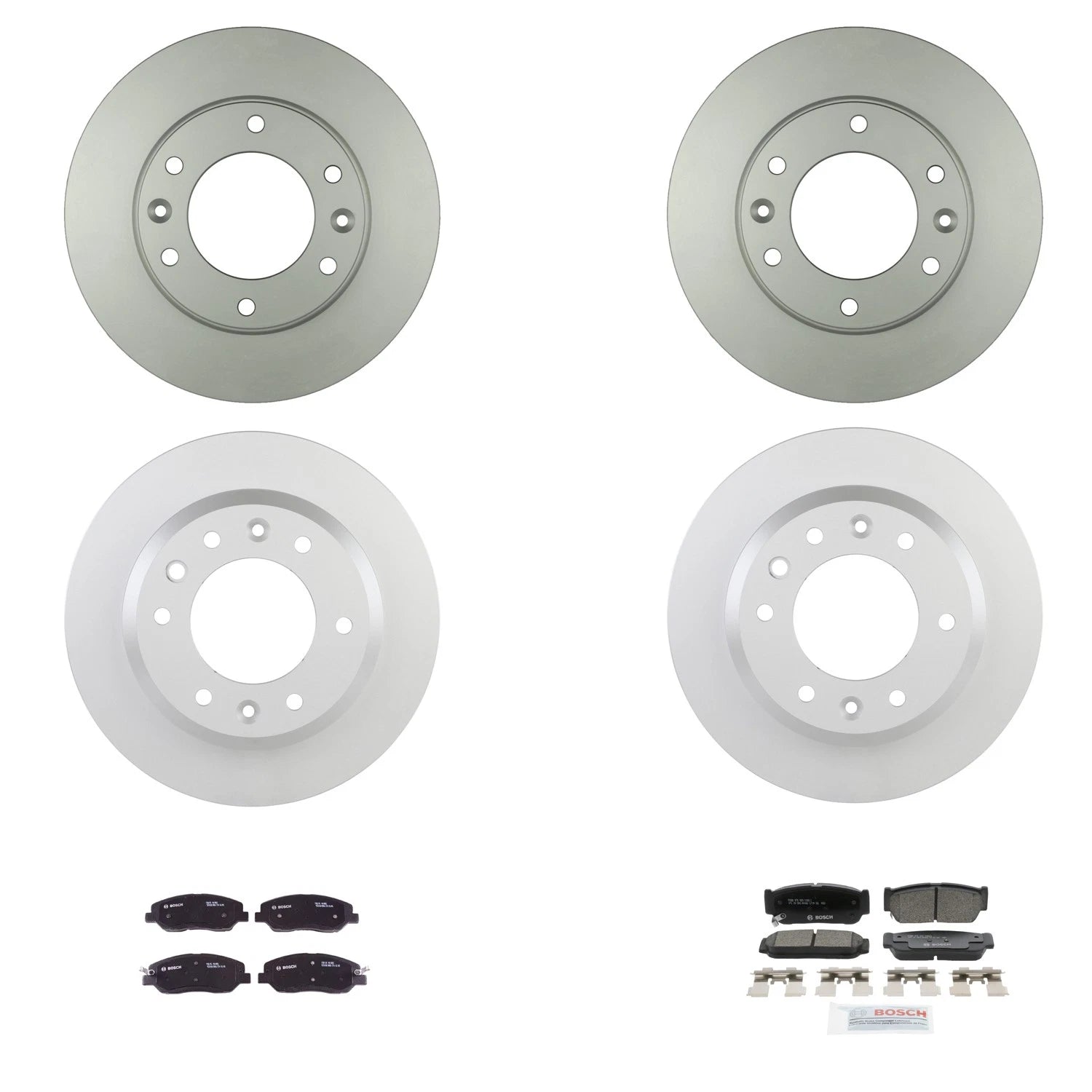 Bosch QuietCast Brake Pad Kit for Kia Sedona (2006) - Front & Rear