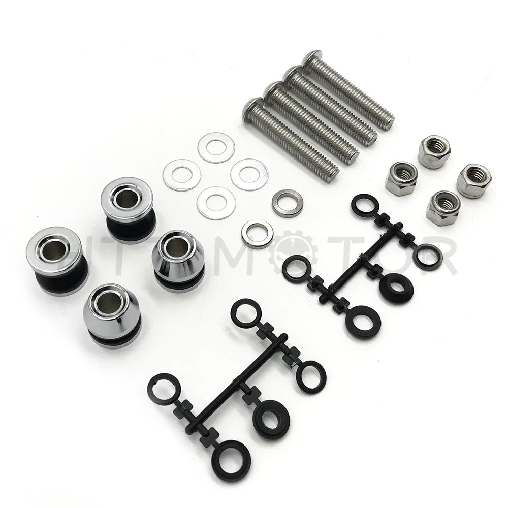 Sissy Bar Docking Hardware Kit for Harley Dyna FXDWG/FXDF (2006–Present)