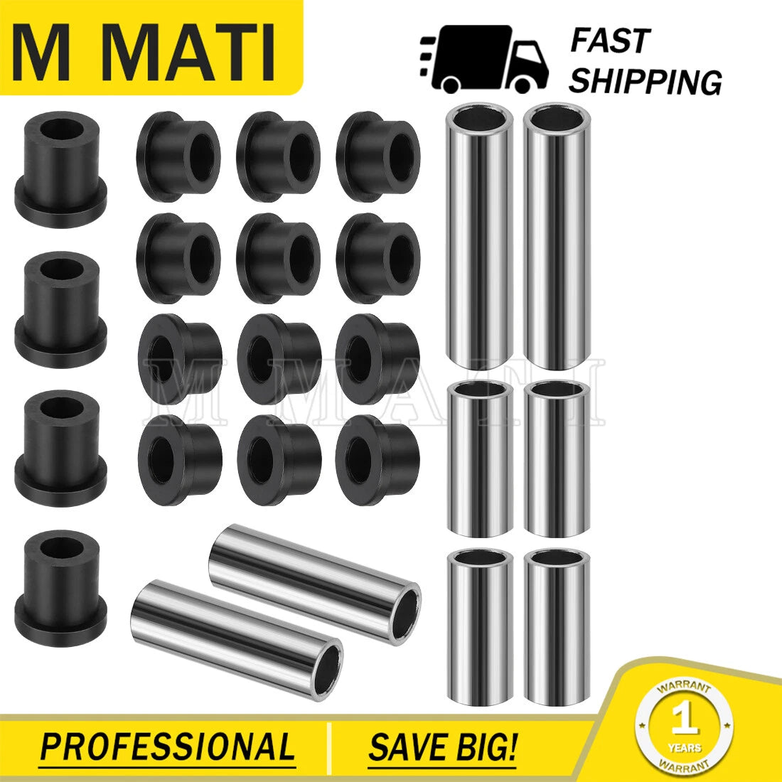 Bushing Kits for Club Car DS Front Leaf Spring & Upper A Arm (1992)
