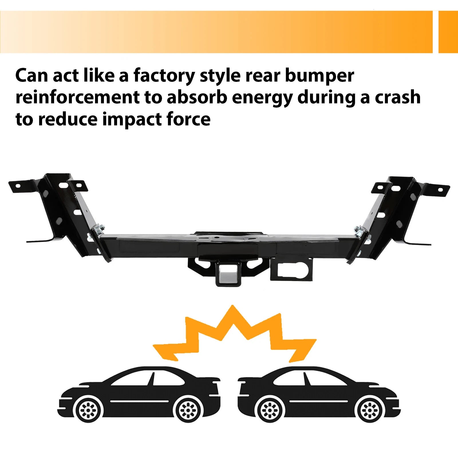 Rear Bumper Reinforcement for Ford F-150 (2009–2014) with Tow Hitch