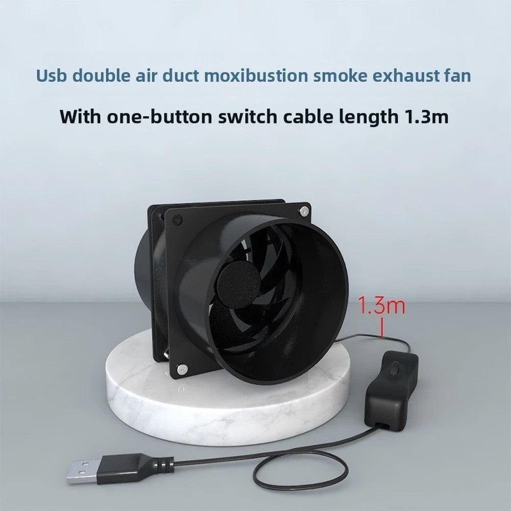Plastic Housed Smoke Fan with Copper Motor for Moxibustion Control