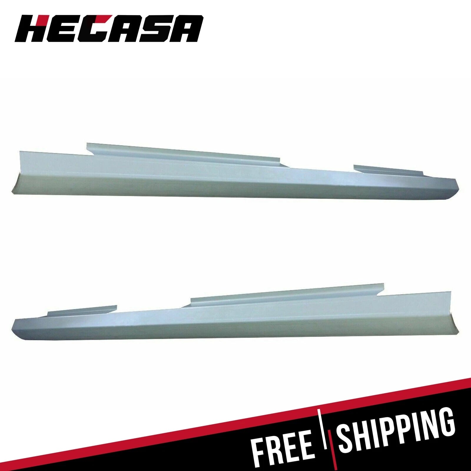 Set of 2 Outer Rocker Panels for Chevy GMC C1500 K1500 Suburban (1992–1999)