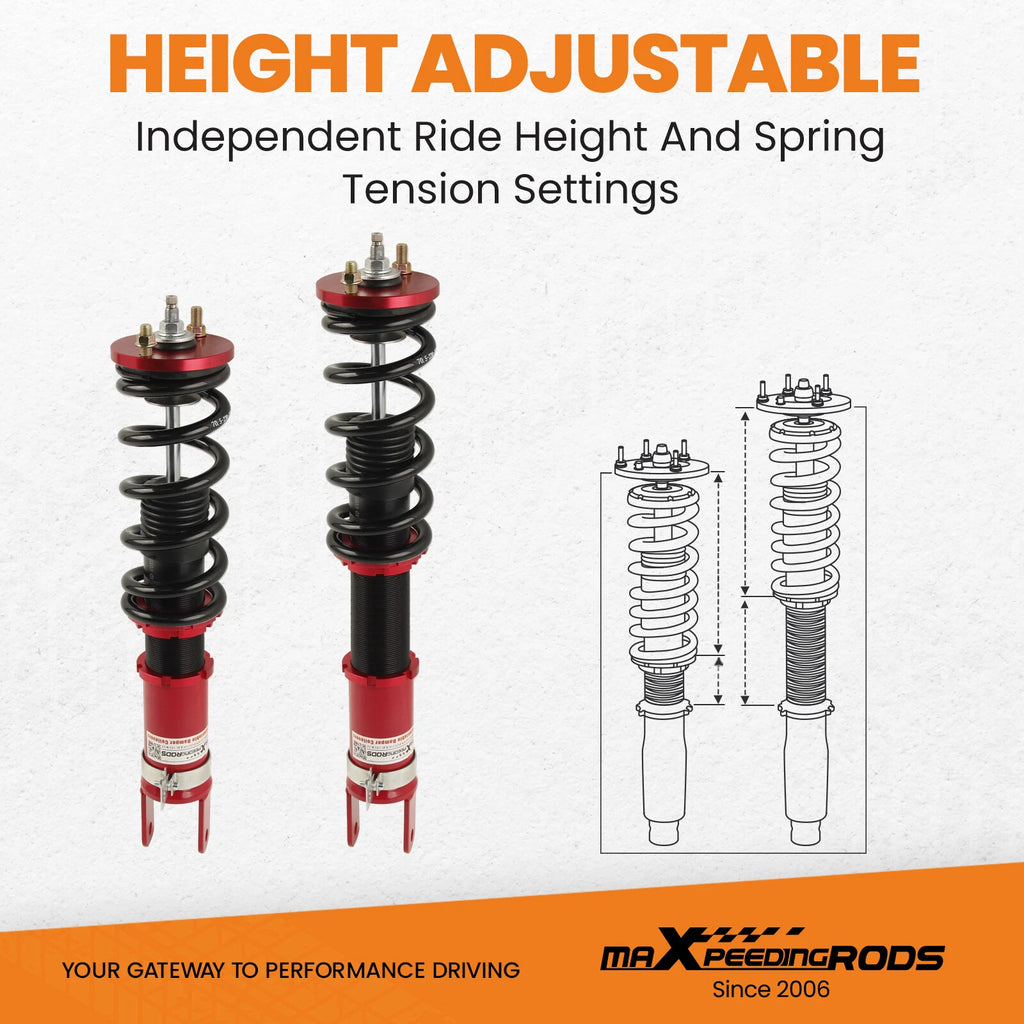 Coilovers 24 Level Damper Strut for Honda S2000 AP1 AP2 (2000–2009)