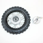 10" Front Drum Brake Wheel Rim + Tyre for PIT PRO Trail Dirt Bike (2.50-10)
