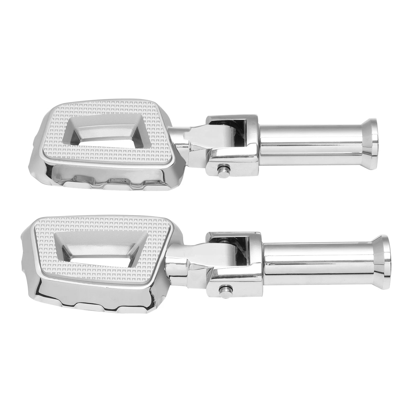 Chrome Passenger Footpegs with Brackets for Harley Softail Low Rider (2018–2025)