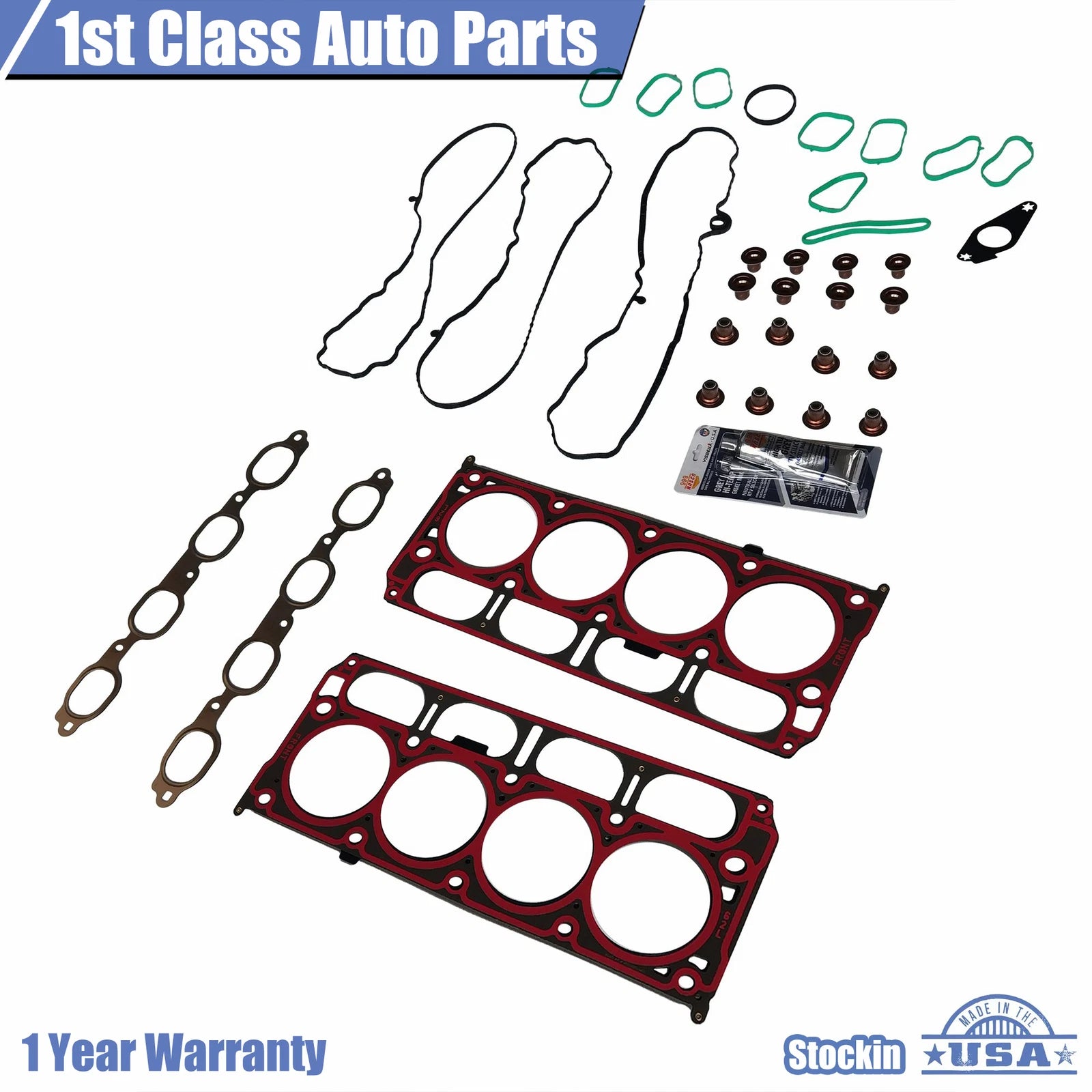 Cylinder Head Gasket Set for Cadillac Escalade ESV, Chevy Silverado (2007–2014)