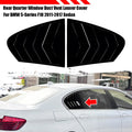 4DR Rear Side Window Louver Shutter Vent Cover for BMW 5-Series (2011–2017)